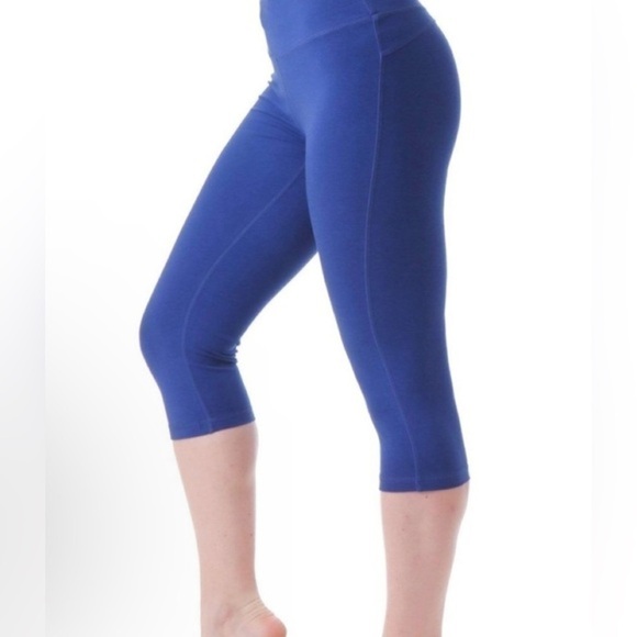 TESLA Women's SZ XS Blue Slim Stretch Fit Athletic Leggings - Picture 1 of 8